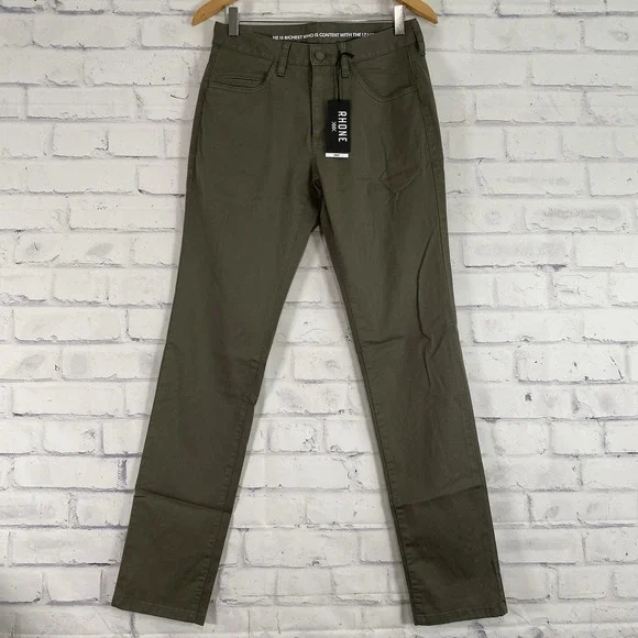 Rhone Pants Men's 28x33 Long Chino Everyday Twill Five Pocket Slim Bundle NWT - Picture 4 of 16